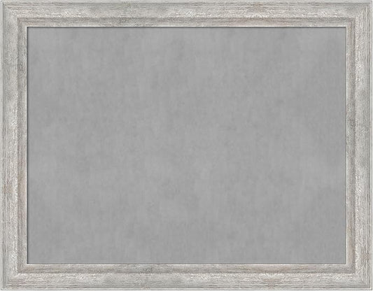 Amanti Art Silver Framed Magnetic Board 21x27 Medium Vision Board by AmantiArt