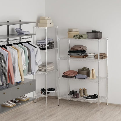Regal Altair 24" Deep x 42" Wide x 64" Height Wire Shelving Kit | 4-Tier | NSF - Image 7