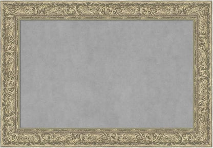 Amanti Art Silver Framed Magnetic Board 27x39 Large Vision Board by AmantiArt