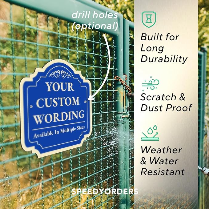 Custom Decorative Outdoor Metal Sign - Image 6