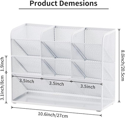 Marbrasse Mesh Desk Organizer, Pen Organizer - Image 5