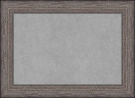 Amanti Art Grey Framed Magnetic Board 21x29 Medium Vision Board by AmantiArt