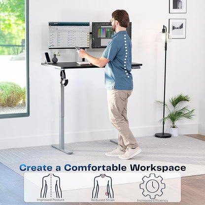VIVO Electric 48 x 30 in Standing Desk, Memory Height Adjustment, 1B Series - Image 3