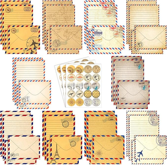 TaoBary 160 Pcs Stationery Paper Set 50 Double Sided Stationery Papers by TaoBary