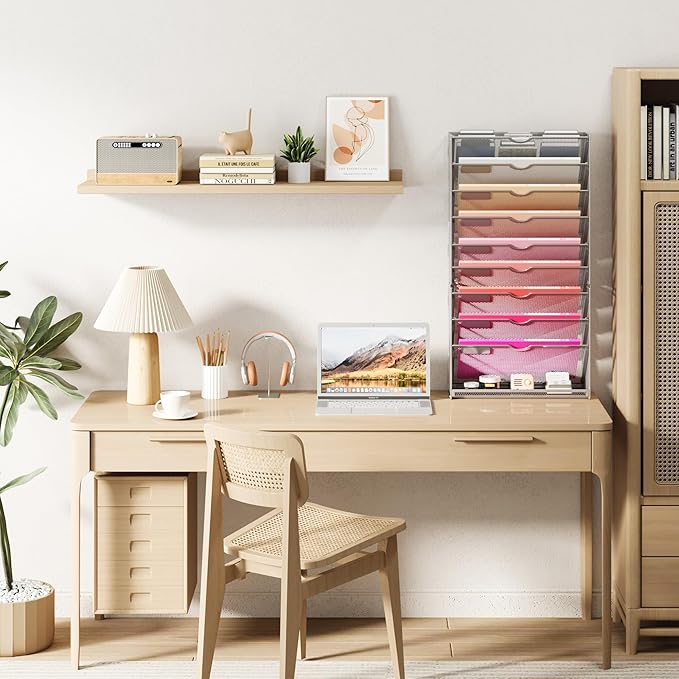 Lavatino 10-Tier Hanging Wall File Folders Organizer - Image 7