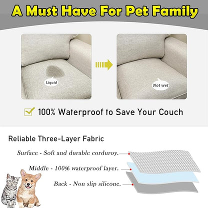 Couch Arm Covers, Waterproof Armrest Cover - Image 3