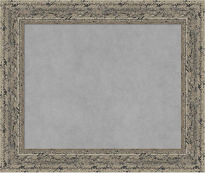 Amanti Art Silver Framed Magnetic Board 21x25 Small Vision Board by AmantiArt