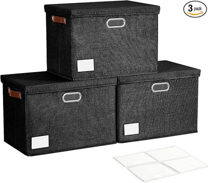 Roobyl 17" Large Collapsible Storage Bins by Roobyl