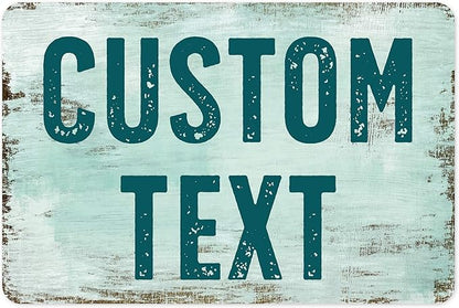 Custom Sign, Custom Street Sign, 11 Font Colors, 13 Font Styles, 4 Hole Options by MySignCenter
