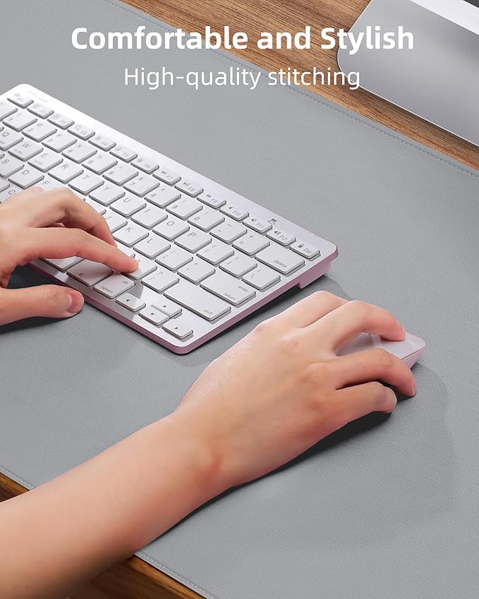 Non-Slip Desk Pad, Mouse Pad, Waterproof PVC Leather Desk Table Protector - Image 3