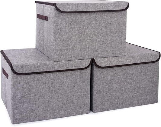 Bagnizer Large 17" 42 Quarts Collapsible Stackable Storage Bins by Bagnizer