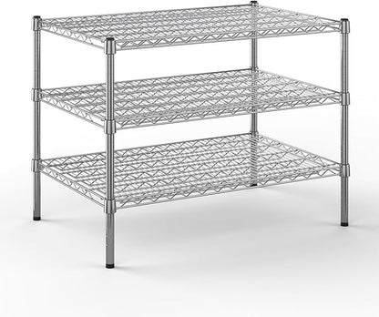 Regal Altair 24" Deep x 36" Wide x 27" Height Wire Shelving Kit | 3-Tier | NSF by Regal+Altair