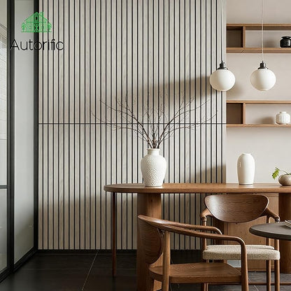 AUTORIFIC Wood Veneer Sound Panels, 10 Pack 47.2”x23.6” Wall Panels, Decorative - Image 4