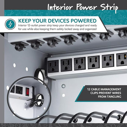 Learniture Structure Series 12-Device Charging Station - Image 4