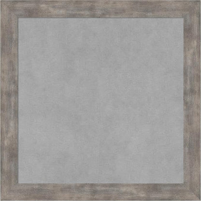 Amanti Art Silver Framed Magnetic Board 19x19 Small Vision Board by AmantiArt
