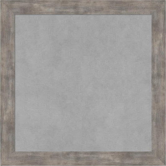 Amanti Art Silver Framed Magnetic Board 19x19 Small Vision Board by AmantiArt