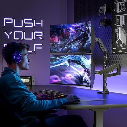 ARES WING Dual Monitor Arm Desk Mount - Image 8