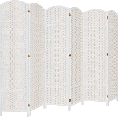 DURASPACE 6 Panel Room Divider, 6ft Tall Folding Privacy Screen, 360°Rotation by DURASPACE