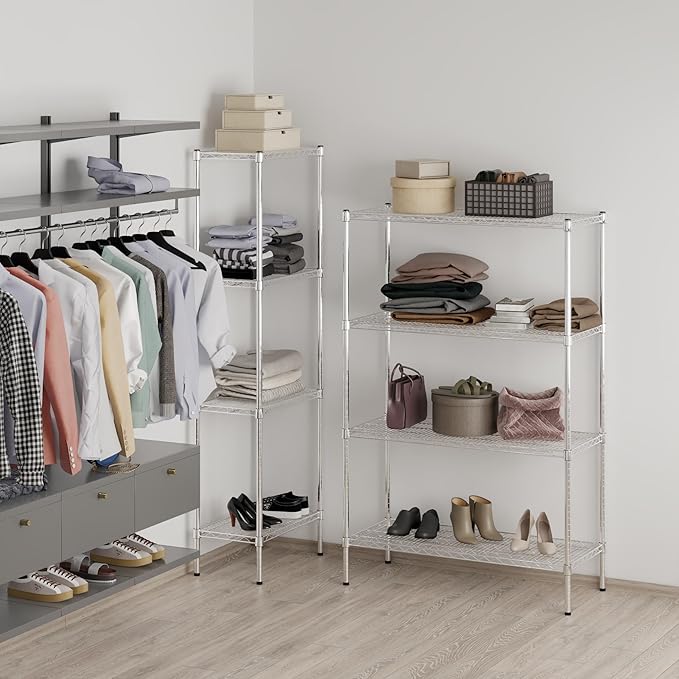 Regal Altair 18" Deep x 48" Wide x 64" Height Wire Shelving Kit | 4-Tier | NSF - Image 6