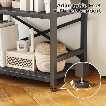 Homeiju Organization and Storage, Tall Bookcase - Image 7