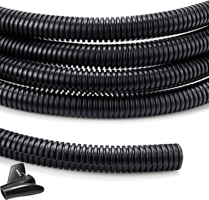 Wire Loom 1/2 inch 10ft, YCLYC Split Loom, Cord Protectors from Pets, Wire by YCLYC