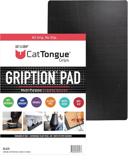 CatTongue Grips Non-Adhesive Anti-Slip Mat by CATTONGUEGRIPS
