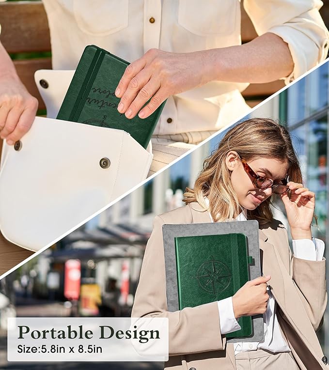 PAIBAS Dotted Journal Notebook for Women Men, 160 Pages Dot Grid Journals for - Image 7