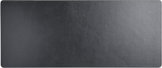 Black Leather 30" x 12.5" Keyboard/Mouse Desk Mat by Dacasso
