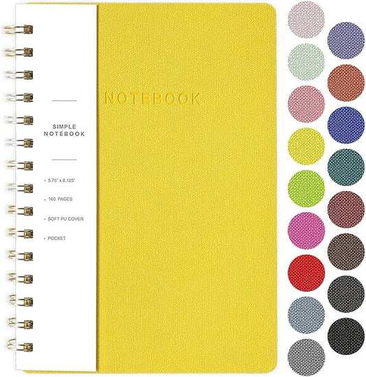 Oneirom Spiral Notebook-6.10" x 8.19" College Ruled Journal by Oneirom
