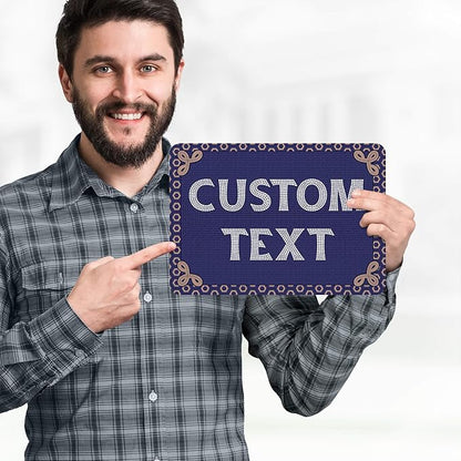 Custom Sign, Custom Street Sign, 11 Font Colors, 13 Font Styles, 4 Hole Options - Image 2
