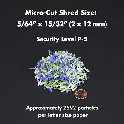 Aurora Commercial Grade 400-Sheet Auto Feed High-Security Micro-Cut Paper - Image 6