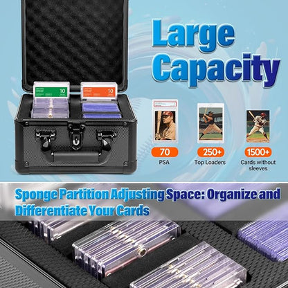 MewVeer Trading Card Storage Box, Graded Card Case, Top Loader Storage Cases - Image 5