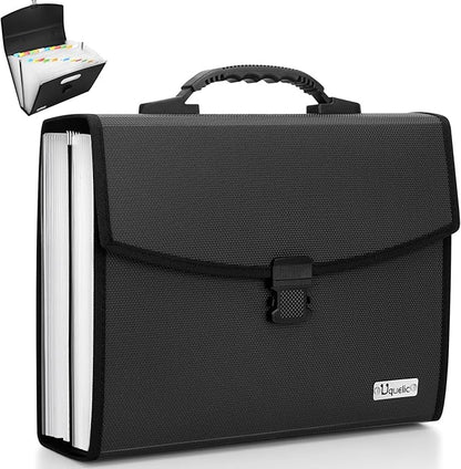 Uquelic 26 Pockets Expanding File Folder Organizer by Uquelic
