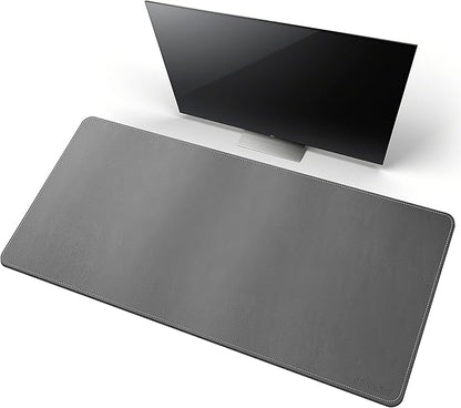 CENNBIE Leather Desk Mat, 39.3x19.6 Extra Large Desk Pad Blotter Protector by CENNBIE