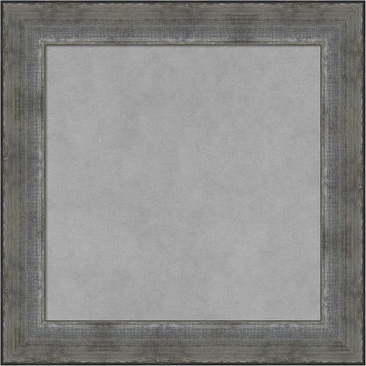 Amanti Art Silver Framed Magnetic Board 20x20 Small Vision Board by AmantiArt