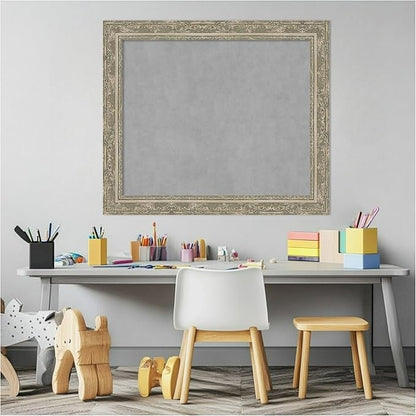 Amanti Art Silver Framed Magnetic Board 24x28 Medium Vision Board - Image 5