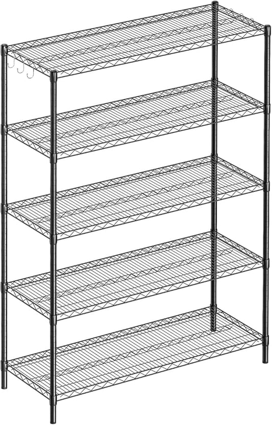 Guan River 5-Shelf Adjustable Metal Shelf Wire Shelving Unit Heavy Duty Storage by GuanRiver