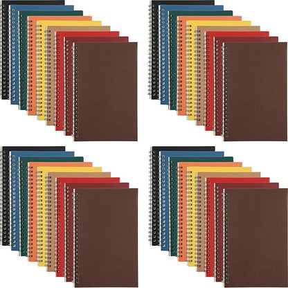 Yahenda 36 Pcs Spiral Notebook Bulk A5 Journal Lined 8.3'' x 5.5'' Writing by Yahenda