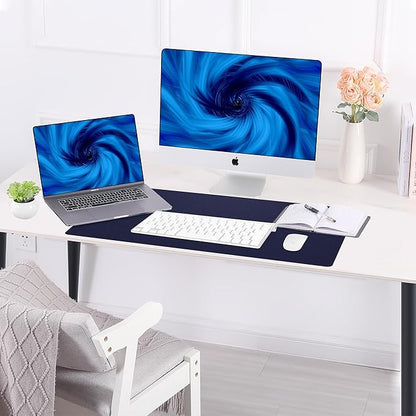 AFIING Dual-Sided Desk Pad, Natural Cork & PU Leather Large Mouse mats - Image 7