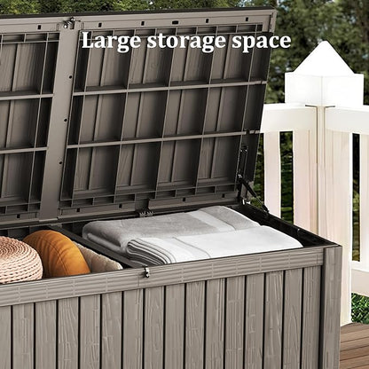 Yardgrace 180 Gallon Outdoor Storage Deck Box - Image 3