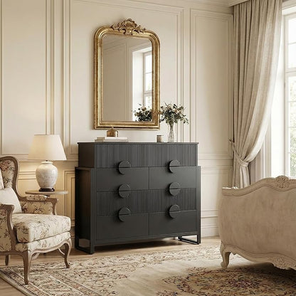 LGHM Fluted Dresser for Bedroom - Image 6
