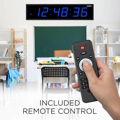 Ivation Huge Oversized 72" Large Digital LED Clock | Big Digital Clock - Image 5