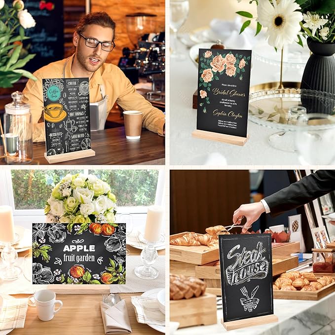Bouiexye 1 Pack 8.1x12 in Chalkboard Signs - Image 6
