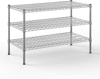 Regal Altair 21" Deep x 42" Wide x 27" Height Wire Shelving Kit | 3-Tier | NSF by Regal+Altair