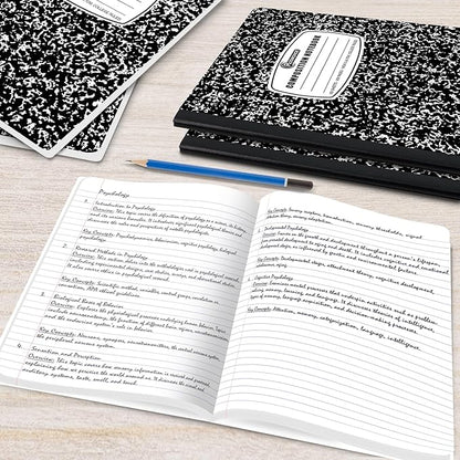 Rosmonde 50 Pack Bulk Composition Notebooks College Ruled, 200 Pages, 9-3/4 x - Image 7