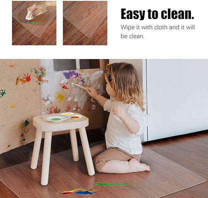 Kuyal Clear Chair Mat, Hard Floor Use - Image 4