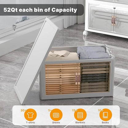 UAMFURI Extra Large Stackable Storage Bins - Image 4