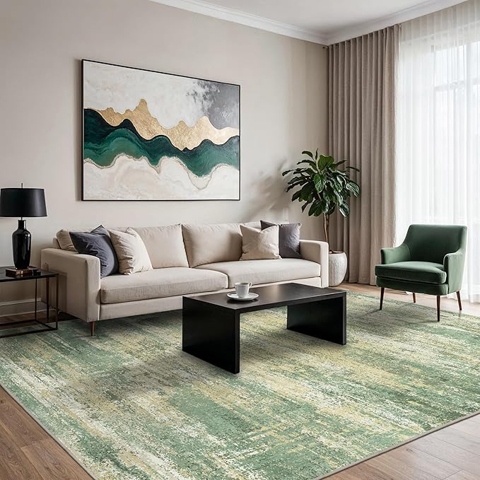GENIMO 8x10 Area Rugs, Machine Washable Rugs - Image 9