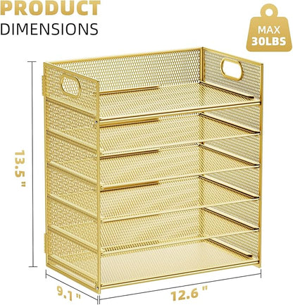 Marbrasse Paper Letter Tray Organizer - Image 5