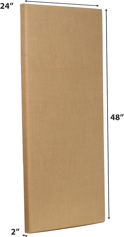 ATS Acoustics Sound Absorbing Acoustic Panel 24" x 48" x 2" Beveled Edge - Image 3